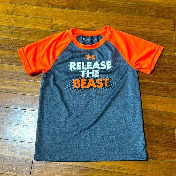Under Armour Other - Under Armour Boys “Release the Beast” HeatGear Tee, Sz 6